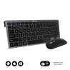 foto de COMBO TECLADO RATON SUBBLIM MULTIDISPOSITIVO BLUETOOTH GRIS/NEGRO