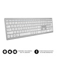 foto de TECLADO SUBBLIM KEYBOARD BLUETOOTH PURE EXTENDED BLUETOOTH SILVER