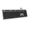 foto de TECLADO SUBBLIM WIRED ERGO KEYS SILENT FLAT HQ USB GREY