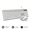 foto de COMBO TECLADO RATON SUBBLIM WIRED ERGO KEYS SILENT FLAT HQ SILVER