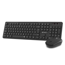 foto de COMBO TECLADO RATON SUBBLIM BUSINESS SLIM SILENCIOSO RF INALAMBRICO NEGRO