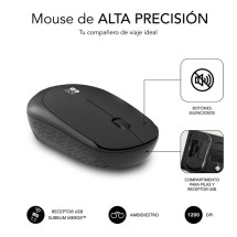 foto de COMBO TECLADO RATON SUBBLIM BUSINESS SLIM SILENCIOSO RF INALAMBRICO NEGRO