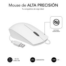 foto de COMBO TECLADO RATON SUBBLIM BUSINESS SLIM USB BLANCO