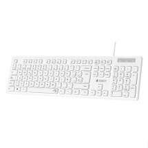 foto de TECLADO SUBBLIM BUSINESS SLIM SILENCIOSO USB BLANCO