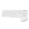 foto de COMBO SUBBLIM TECL-RAT BUSINESS SLIM SILENCIOSO INALAMB BLANCO 2.4G
