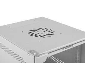 foto de ARMARIO LANBERG MURAL RACK 10 4U/280X310 FLAT PACK SILVER PUERTA CRISTAL