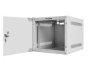 foto de ARMARIO LANBERG MURAL RACK 10 4U/280X310 FLAT PACK SILVER PUERTA CRISTAL