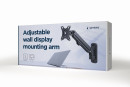 foto de AJUSTABLE WALL DISPLAY MOUNTING ARM UP TO 27 7 KG GEMBIRD