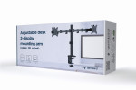 foto de ADJUSTABLE DESK 2DISPLAY MOUNTING ARM ROTATE TILT SWIVEL 17''-32''? UP TO 9 KG