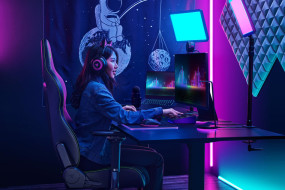 foto de MEZCLADOR RAZER AUDIO MIXER 4 CANALES XLR CON AMPLIFICADOR