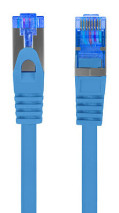 foto de LATIGUILLO LANBERG CAT.6A S/FTP LSZH CCA 0.25M FLUKE PASSED AZUL