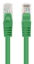 foto de CABLE RED LANBERG LATIGUILLO CAT.6 UTP 7.5M VERDE FLUKE PASSED