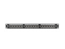 foto de PATCH PANEL LANBERG 24 PUERTOS 1U 19 CAT.6 SFTP NEGRO
