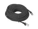 foto de CABLE RED LANBERG LATIGUILLO CAT.6 UTP 20M NEGRO FLUKE PASSED