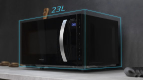 foto de MICROONDAS CECOTEC SIN PLATO GRANDHEAT 2300 FLATBED TOUCH BLACK