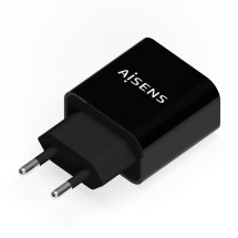 foto de CARGADOR USB-C AISENS PD3.0 1 PUERTO 1xUSB-C 20W NEGRO