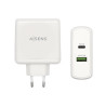 foto de CARGADOR 48W AISENS 1xUSB-C PD3.0 30W 1xUSB-A QC3.0 18W BLANCO
