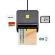 foto de LECTOR DNI-TARJETAS AISENS SIM SD Micro SD MMC RS-MMC MMC Micro NEGRO