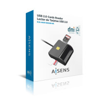 foto de LECTOR DNI-TARJETAS AISENS SIM SD Micro SD MMC RS-MMC MMC Micro NEGRO