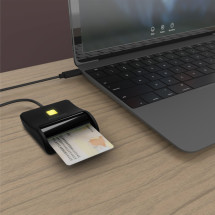 foto de LECTOR DNI-TARJETAS AISENS TARJETA INTELIGENTE DNI USB-C NEGRO