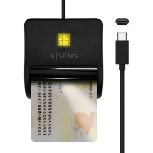 foto de LECTOR DNI-TARJETAS AISENS TARJETA INTELIGENTE DNI USB-C NEGRO