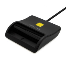 foto de LECTOR DNI-TARJETAS AISENS TARJETA INTELIGENTE DNI USB-C NEGRO