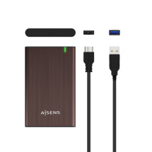 foto de CARCASA HDD AISENS ASE-2525BWN 2.5 MARRON