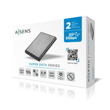 foto de CARCASA HDD AISENS ASE-2525GR 2.5 GRIS