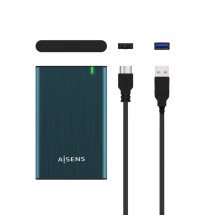 foto de CARCASA HDD AISENS ASE-2525PB 2.5 AZUL PACIFICO
