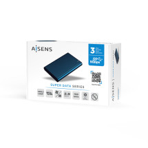 foto de CARCASA HDD AISENS ASE-2525PB 2.5 AZUL PACIFICO
