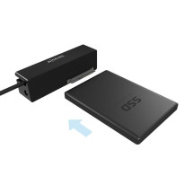 foto de ADAPTADOR AISENS SATA A USB-C USB 3.0 3.1 GEN1 2.5 3.5 NEGRO