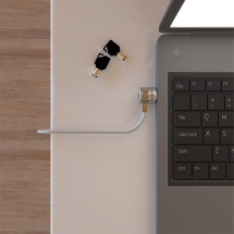 foto de CABLE SEGURIDAD AISENS CERRADURA LLAVE 1.5M