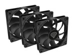 GENESIS Oxal 120 Carcasa del ordenador Ventilador 12 cm Negro 3 pieza(s)