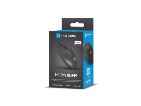 foto de RATON NATEC RUFF PLUS 1200DPI OPTICO NEGRO USB