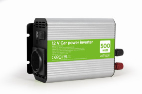 foto de INVERSOR DE CORRIENTE GEMBIRD  PARA COCHE DE 12V 500W