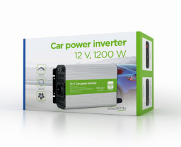 foto de INVERSOR DE CORRIENTE GEMBIRD  PARA COCHE DE 12 V 1200 W