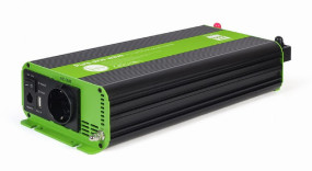 foto de INVERSOR CORRIENTE DC-AC GEMBIRD COCHE DE ONDA SINUSOIDAL PURA DE 12 V 1000 W
