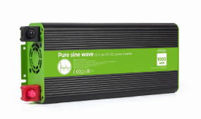 foto de INVERSOR CORRIENTE DC-AC GEMBIRD COCHE DE ONDA SINUSOIDAL PURA DE 12 V 1000 W