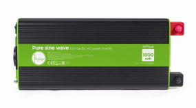 foto de INVERSOR CORRIENTE DC-AC GEMBIRD COCHE DE ONDA SINUSOIDAL PURA DE 12 V 1000 W