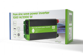 foto de INVERSOR CORRIENTE DC-AC GEMBIRD COCHE DE ONDA SINUSOIDAL PURA DE 12 V 1000 W