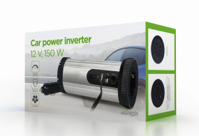 foto de INVERSOR DE CORRIENTE GEMBIRD  PARA COCHE DE 12 V 150 W