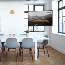 foto de SOPORTE PARED PANTALLAS 37-80 GIRA INCLI NEGRO