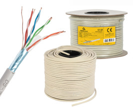 foto de CABLE RED FTP GEMBIRD CAT5E CCA PREMIUM SOLIDO 100 M