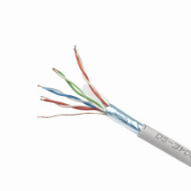 foto de CABLE RED FTP GEMBIRD CAT5E CCA PREMIUM SOLIDO 100 M
