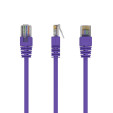 CABLE RED CAT5E GEMBIRD UTP VIOLETA 0,25 M