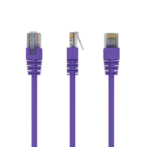foto de CABLE RED CAT5E GEMBIRD UTP VIOLETA 0,5 M