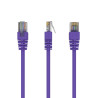 foto de CABLE RED CAT5E GEMBIRD UTP VIOLETA 1M