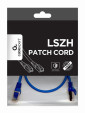 CABLE RED S-FTP GEMBIRD CAT 6A LSZH AZUL 0,5 M