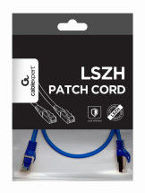 foto de CABLE RED S-FTP GEMBIRD CAT 6A LSZH AZUL 0,5 M