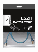 foto de CABLE RED S-FTP GEMBIRD CAT 6A LSZH AZUL 1 M
